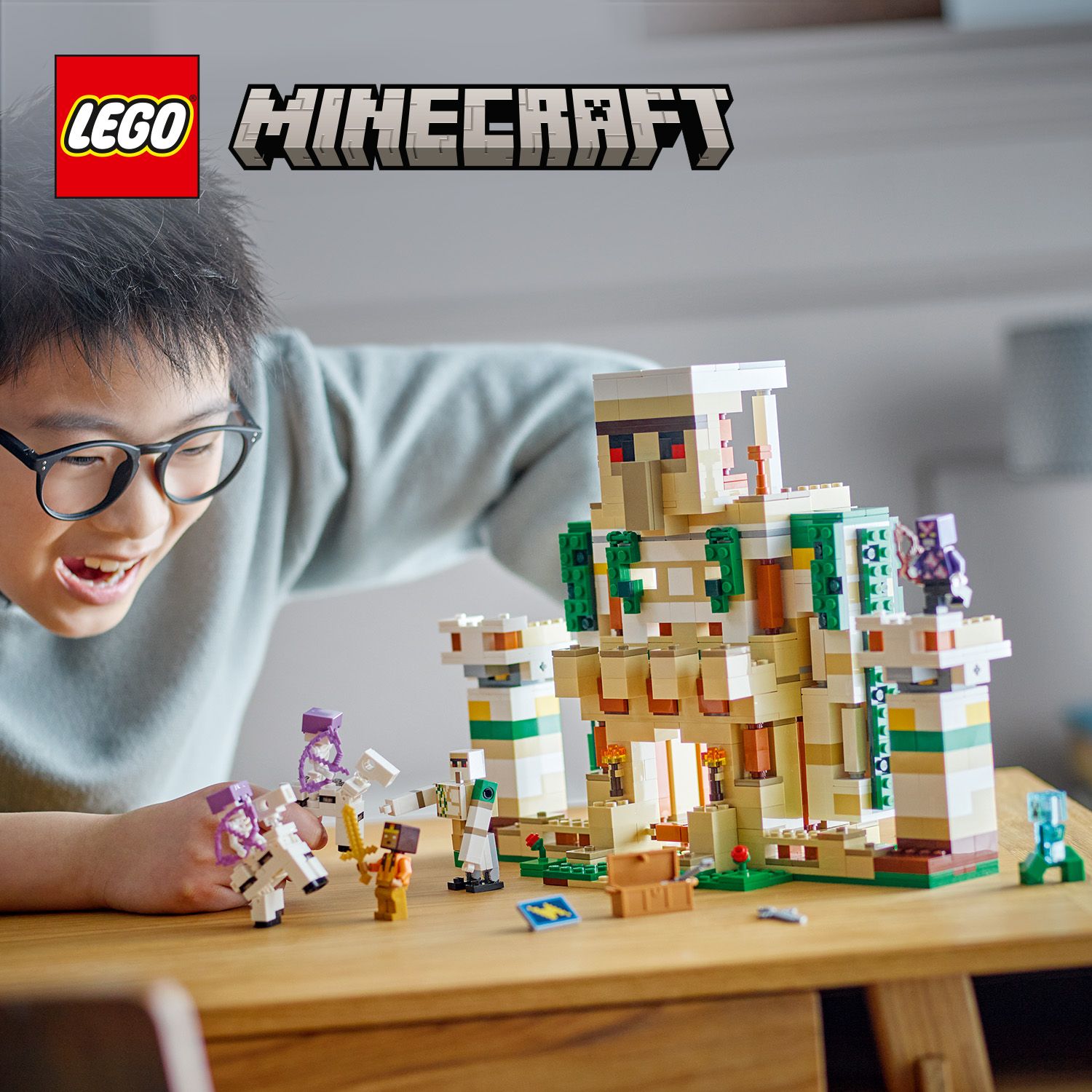 Parádní stavebnice LEGO® Minecraft® s golemem